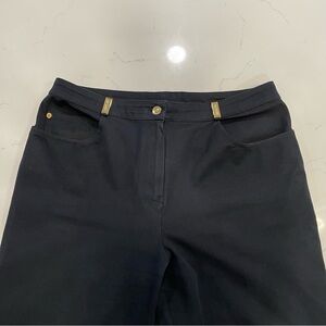 St. John Pants Belt Buckle Accent Size 14 EUC